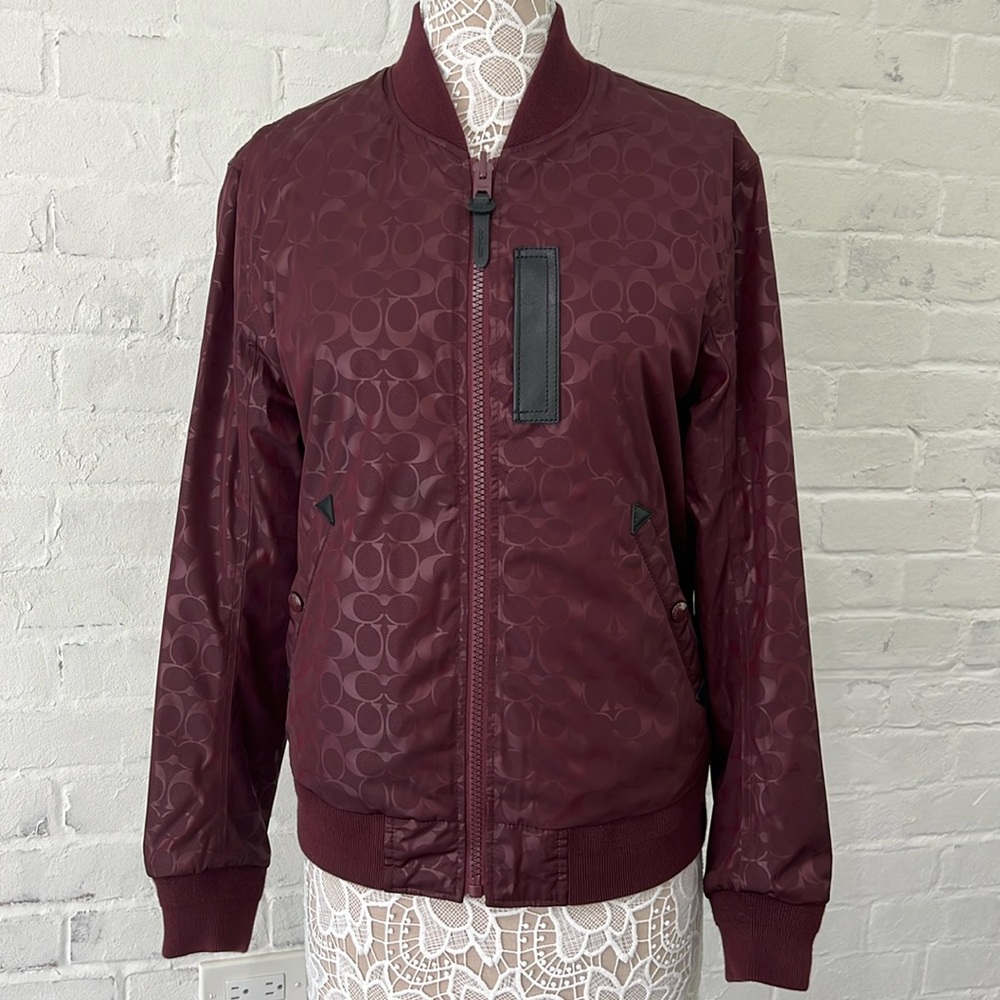 Coach Signature Reversible Bomber Jacket